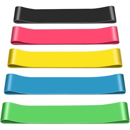 Resistance Band Set Premium Elastiska Band Träningsset Nivåer, för Hemmagym Lång Träning Hudvänlig för Träning, Yogaklass Och Fysio