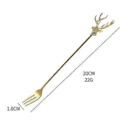 Långt Kaffesked och Tesked i Rostfritt Stål med Ergonomisk Design - 12 Delar