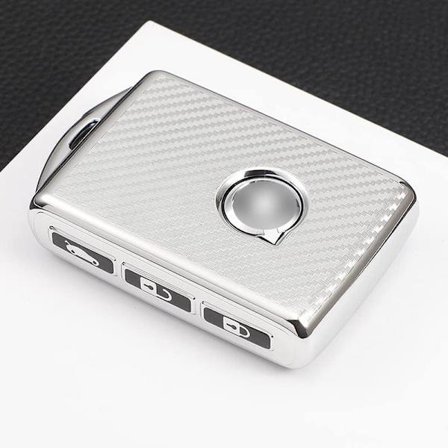 Hopea - Auton avaimenperä Volvo XC40 XC60 XC90 XC70 S60 S80 S90 C30 V70 V90 T5 T6 T8 2017-2020 TPU-kaukosäädinavainsuoja