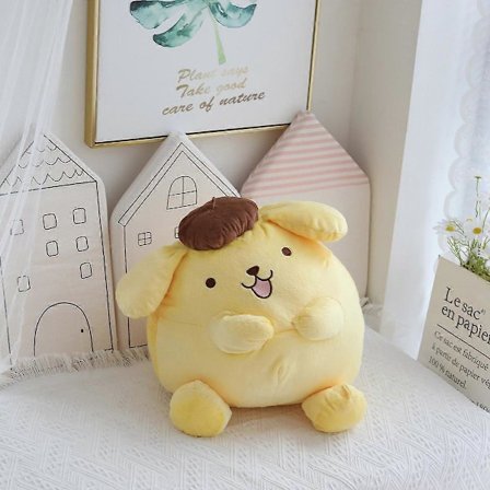 40cm Pompompurin Kosedyr, Nydelig Gave til Barn Supermyk Pom Pom Purin Plysjdukke, Romdekor Kosedyr
