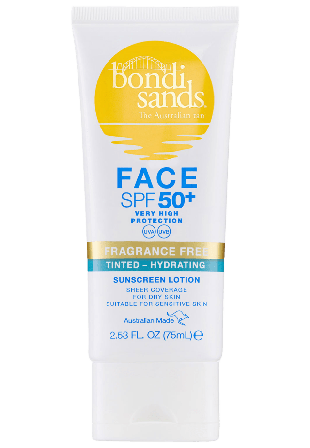 Bondi Sands SPF 50+ Hydrating Tinted Face Lotion Solskydd & solvård Unisex 75 ML