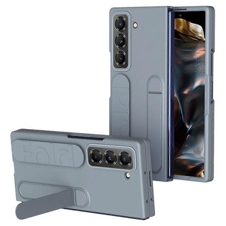 Telefondeksel med støtte og håndleddsrem for Samsung Galaxy Z Fold Special/Z Fold 6 Slim/W25 PC Mobilcover