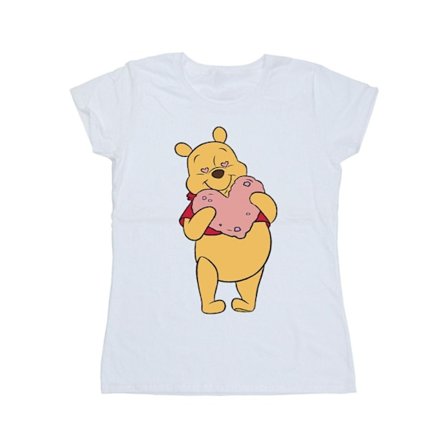 Disney Dam/Dam Winnie The Pooh Hjärta Ögon Bomull T-shirt