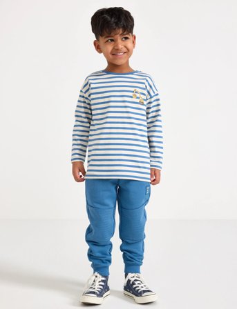 Lindex Trousers Essential Knee - Blue - 140