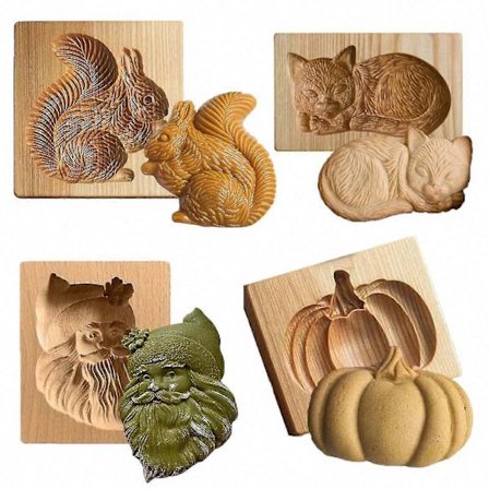 Treform for julekaker, ideelt verktøy for å dekorere julekaker