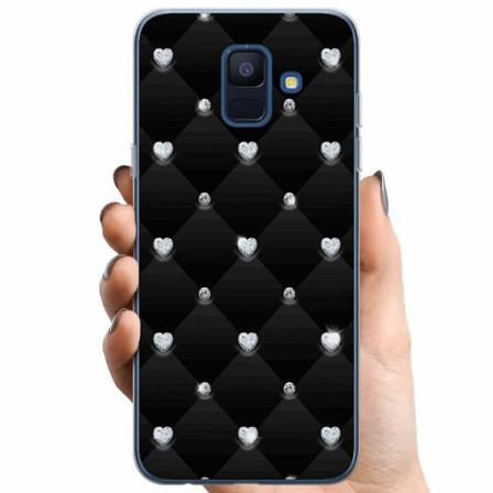 Samsung Galaxy A6 (2018) Tpu Mobilskal Diamant Hjärta