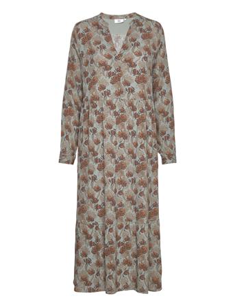 Dress Long Sleeve Maxikjole Festkjole Multi/mønstret Noa Noa
