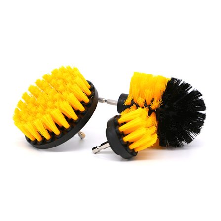 Skrubbebørster for drill / skrutrekker 3-pakning