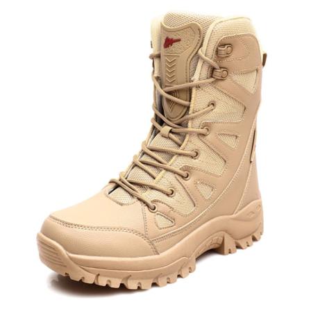 Herr Mesh Rund Toe Snörning Ankel Boot Comfort High Top Booties