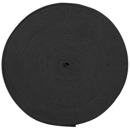 Joustavat ompeluneulokset 15 mm leveä musta askartelukokoelma suojavaatteiden hihansuihin