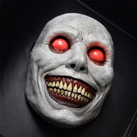 IC Desdfcer Halloween-mask, Halloween läskig mask för kvinnor och män, Halloween kaninmask Skrämmande mask