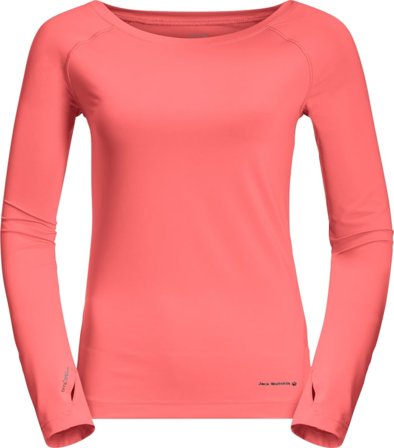 Jack Wolfskin Women's Tasman L/S long-sleeved sweaters Pink XL