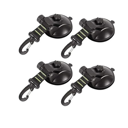 4-pakksugerkoppfeste med sugekoppfeste, egnet for Ca