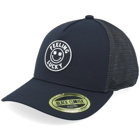 Black Clover - Schwarz trucker Cap - Smile 2 White/Black Trucker @ Hatstore