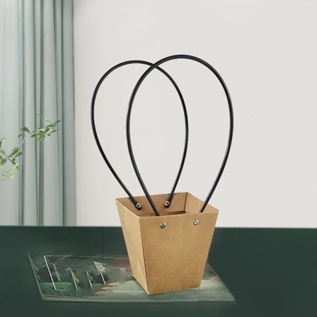 2 st Blomlåda Vattentätt Papper GUL 12.5X12X8CM Gul 12.5x12x8cm