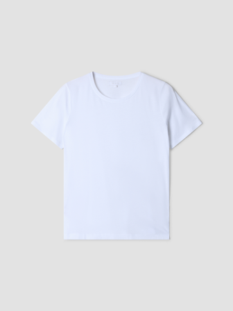 MATCH - Ava t-skjorte - Va Vite - Str. L - Dame - Topper & T-skjorter - Hvit - 50% bomull, 50% modal