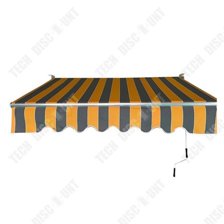 Awnings - TD - 3x2m - Manuel - UV-beskyttelse - Nem installation