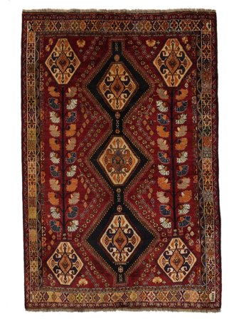 Medaljonkikuvioinen Ghashghai Matot 162X241 Villa