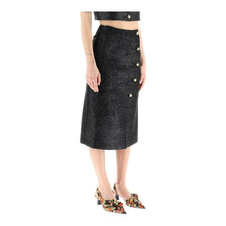Ganni Skirts svart, Dam, Dam, Storlek: M