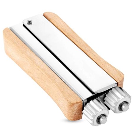 Krympeverktøy i rustfritt stål, verktøy for bikube, stram tråd for birøkt, med trehåndtak for montering av birømmer