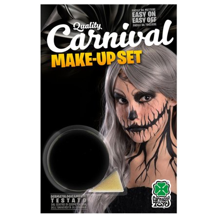 Svart Sminke med Svamp