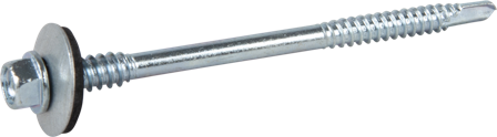 ESSVE 10563176 Sandwich-elementtiruuvi 5,5/6,3 mm, 6 mm:n porakärki, FZB 110 mm, 500 kpl, Kiinnitys
