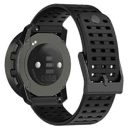 BlackSport-ranneke, yhteensopiva Suunto Vertical / 9 Peak Pro / 9 Peak / 5 Peak -kellojen kanssa, 22 mm silikoninen kellon ranneke