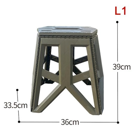 Utomhus bärbar hopfällbar pall Högt bärande handtagsdesign