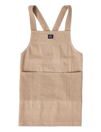 Organic Cotton Twill Apron Home Textiles Kitchen Textiles Aprons Beige Lexington Home