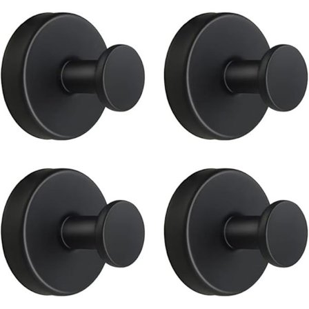 4 stk. dusjsugekoppkroker, håndklestativ, baderom, hengende håndklær