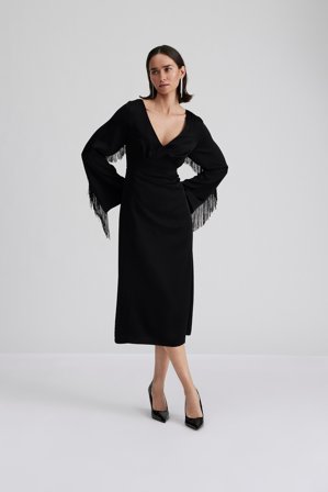 Malina - Sasha midi dress - XXL - Black