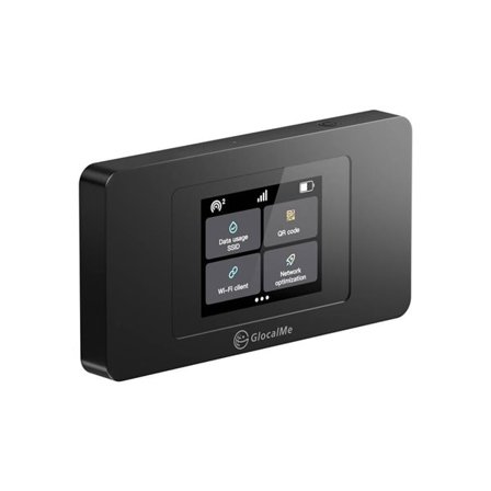 GlocalMe Duoturbo bærbar 4G/LTE Wi-Fi-router med lang batterilevetid