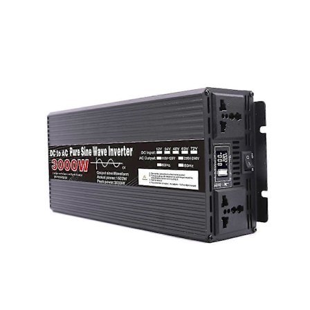 Ren Sinusvåg Inverter 12v Till Ac 220v 3000w Transformator Omvandlare Bil Hem Utomhus Inverter