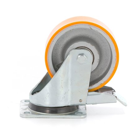 Lenkrolle feststellbar, 150 x 50 mm,TK 700 kg, Polyurethan