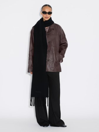 Idro Lambswool Tassel Scarf