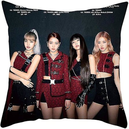 Kpop Blackpink Twice Dobbeltsidig Foto Putetrekk Kill This Love Pudetrekk Dekor 18"x18" (xq)