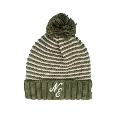 New Era - Green pom Beanie - Ne Jake Beanie Olive Pom @ Hatstore