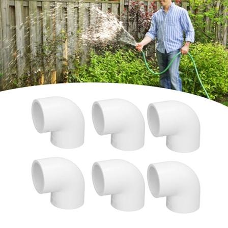 12 kpl PVC-putkien liittimet 90 asteen kyyn rp sovitin 2-suuntainen muovinen vesihuolto liitokset 32 mm sis halkaisijalla