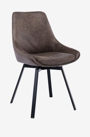 Nordic Furniture Group - Spisebordsstol med drejefunktion, 4-pak - Brun - Stole - Fra Homeroom