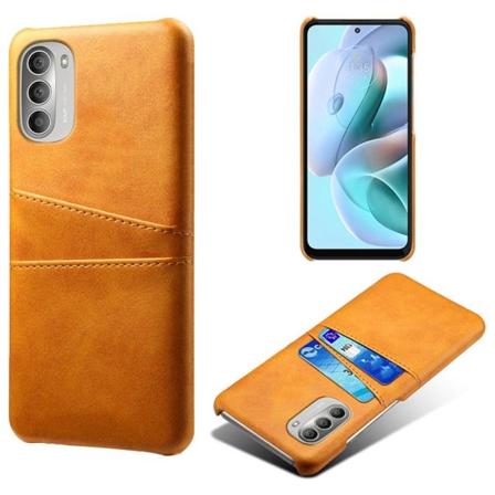 Dual Card Etui Motorola Moto G51 5G - Orange Orange