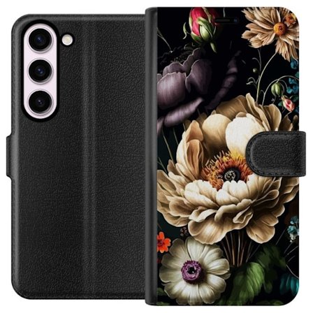 Kompatibelt Lommeboketui til Samsung Samsung Galaxy S23 Blomster