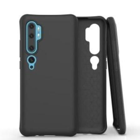 Skal i gummi, Xiaomi Redmi Note 10 Pro Matt yta Black