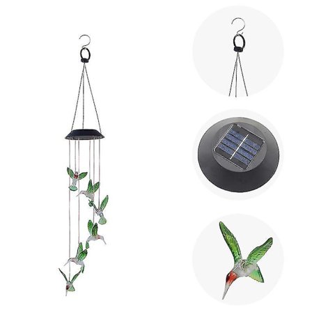 Wind Chime färgförändrande Solar Mobile Light (COLOR3)