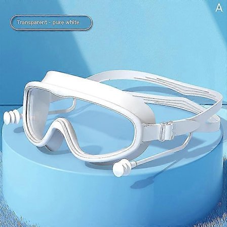 Svømmebriller for voksne med stor ramme, vanntette, antidugg, høyoppløselig svømming