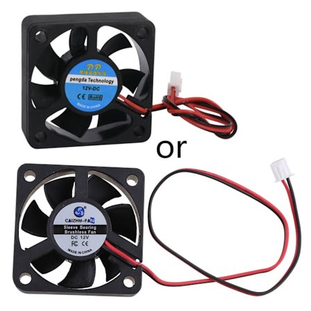 5015 5V 12V 24V Kylning Turbo Fläkt Borstlös för DC Kylare Fläkt Svart Höghastighetsfläkt För 3D Print Hotend Extruder