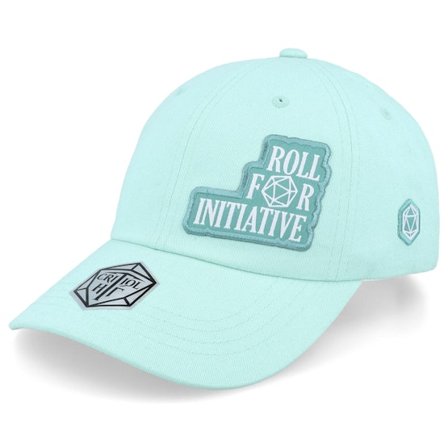 Critiql Hit - Blue - unconstructed - Cap - Roll For Initiative Patch Diamond Blue Dad Cap - Hatstore