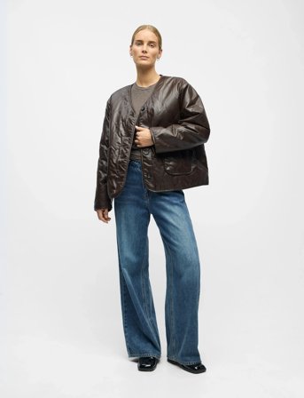 Object Objolivia L/S Lo Jacket 141 - Brown - 38