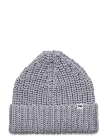 Aisha Puff Wool Beanie Grey Wood Wood
