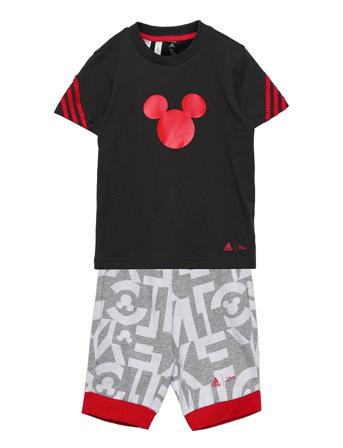 Disney Mickey Mouse Summer Set Sets Sets With Short-sleeved T-shirt Sort Adidas Performance