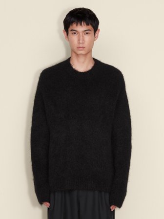 Holzweiler Cohen Hairy Sweater - Black - Men's - XS